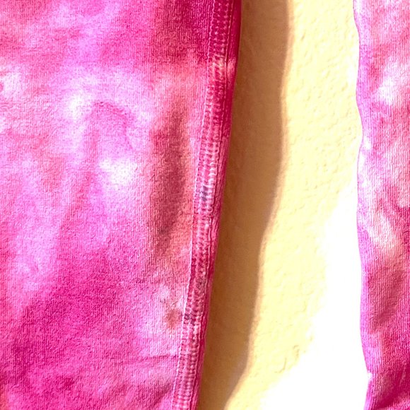 Free People Movement Leggings XS/S Pink White Tie Dye Pants - Picture 7 of 10